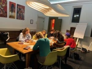 vergadering in het Stadsklooster