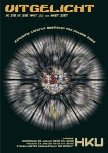 Poster van de expo uitgelicht door HKU bij Stadsklooster Utrecht