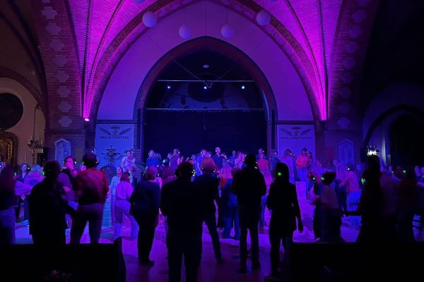 SIlent disco in het Stadsklooster